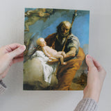 Saint Joseph and the Christ Child Print