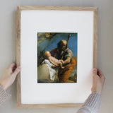 Saint Joseph and the Christ Child Print